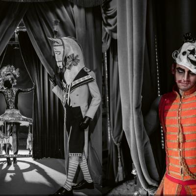 Birgit Moertl Bodyart Costume Carousel Circus Life Ball 2019 Photo Morianz Maerbi