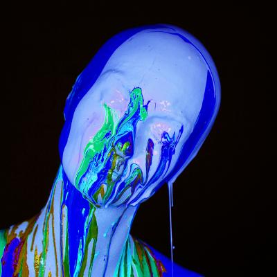 Birgit Moertl Bodyart Delabre Blanc Blue Photo Birgit Moertl