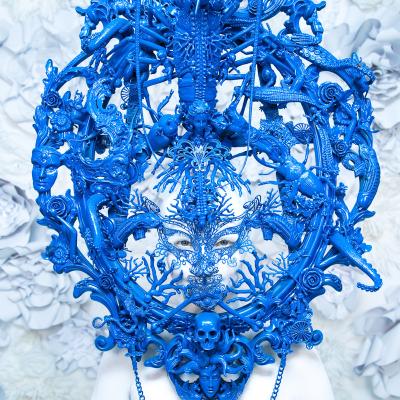 Birgit Moertl Bodyart Sfx Locusta Bleu Photo Birgit Moertl