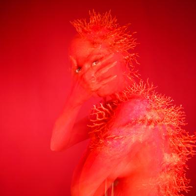 Birgit Moertl Bodyart Sfx Red Coral Photo Birgit Moertl