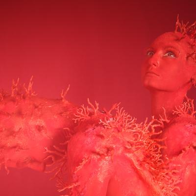 Birgit Moertl Bodyart Sfx Red Coral1 Photo Birgit Moertl