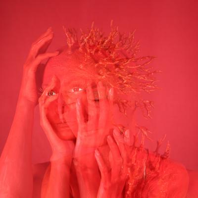 Birgit Moertl Bodyart Sfx Red Coral2 Photo Birgit Moertl