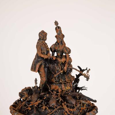 Birgit Moertl Sculpture Rouiller Paire Photo Birgit Moertl