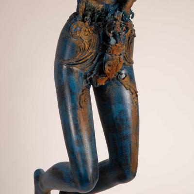 Birgit Moertl Sculpture Rouiller Singe Photo Birgit Moertl