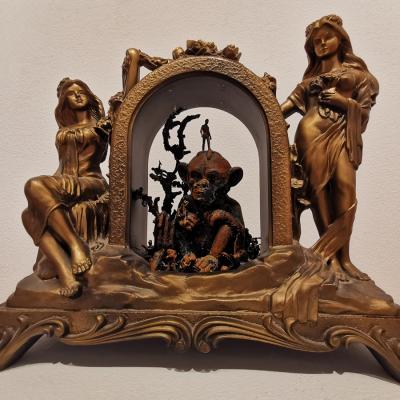 Birgit Moertl Sculpure Planet Monkeys Photo Birgit Moertl