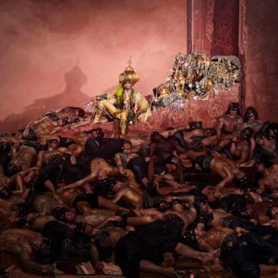 Birgit Moertl Bodyart Life Ball 1001 Nights Photo Markus Morianz