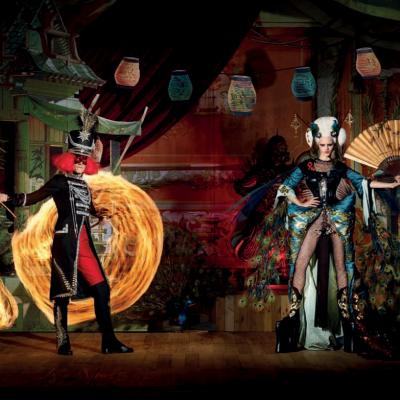 Birgit Moertl Bodyart Life Ball 2012 Fire Photo Markus Morianz