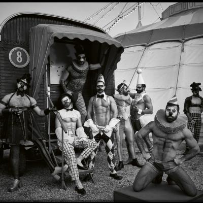 Birgit Moertl Bodyart Makeup Airbrush Circus Clowns Life Ball 2019 Photo Morianz Maerbi