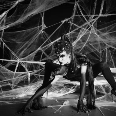 Birgit Moertl Bodyart Makeup Costume Spider Photo Birgit Moertl