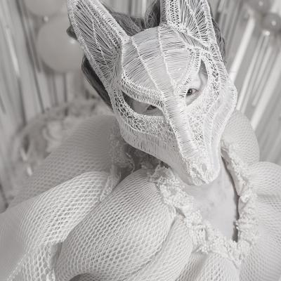 Birgit Moertl Bodyart Setdesign Sfx White Porcelain Photo Martin Steinthaler