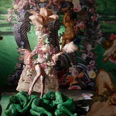 Birgit Moertl Bodyart Sfx Bush Life Ball 2014 Photo Prader