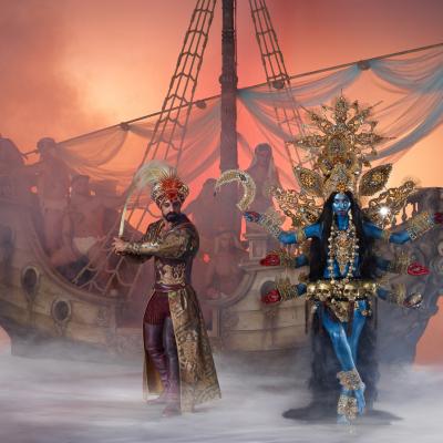 Birgit Moertl Bodyart Sfx Costume Kali Life Ball 2013 1001 Nights Photo Morianz