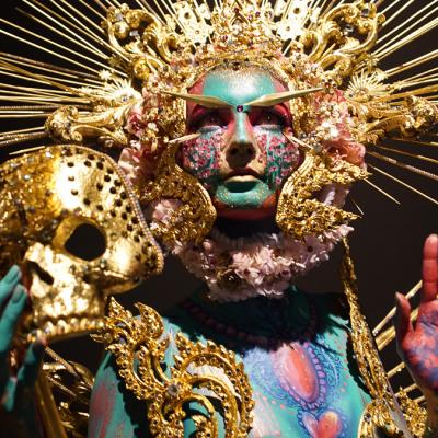 Birgit Moertl Bodyart Sfx Costume Madonna Photo Chris