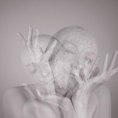 Birgit Moertl Bodyart Sfx Mask Masque Blanc Photo Birgit Moertl