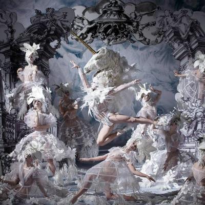 Birgit Moertl Bodyart Sfx Unicornhorn Life Ball 2014 Photo Inge Prader