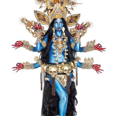 Birgit Moertl Costume Bodyart Sfx 1001 Nights Kali Life Ball 2013 Photo Markus Morianz