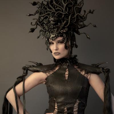 Birgit Moertl Costume Headpiece Makeup Model Nina De Lianin Photo Birgit Moertl