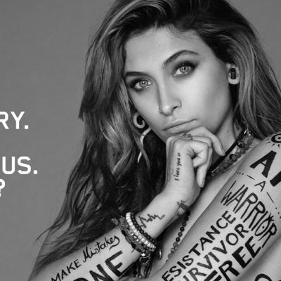 Birgit Moertl Bodyart Life Ball Anzeige Screen Parisjackson Photo Bitesnich