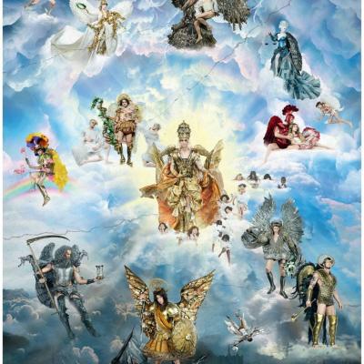 Birgit Moertl Bodyart Sfx Costume Eagle Life Ball 2011 Poster Photo Susanne Stemmer