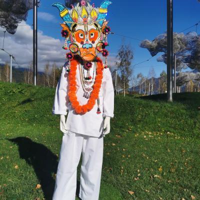 Birgit Moertl Costume Set Nepal For Client Swarovski Halloween Photo Birgit Moertl