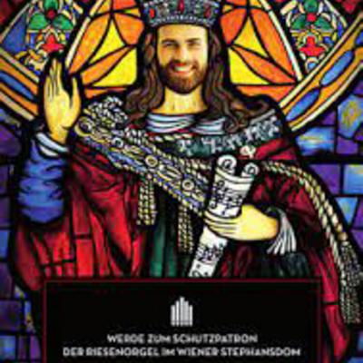 Birgit Moertl Hinterglasmalerei For Campaign Stepansdom Vienna Photo Weitsprung