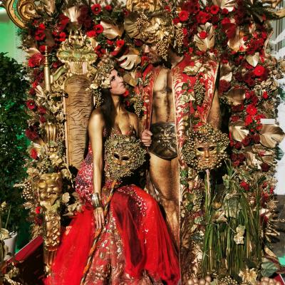 Birgit Moertl Setdesign Costume Bodyart Steirerball 2020 Photo Birgit Moertl